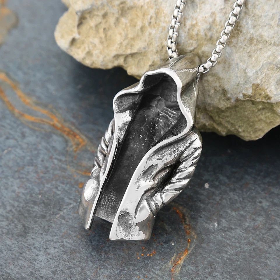 Jewelry Assassin Cloak Man In Black Pendant Necklaces Size ONE SIZE - 5 Thumbnail
