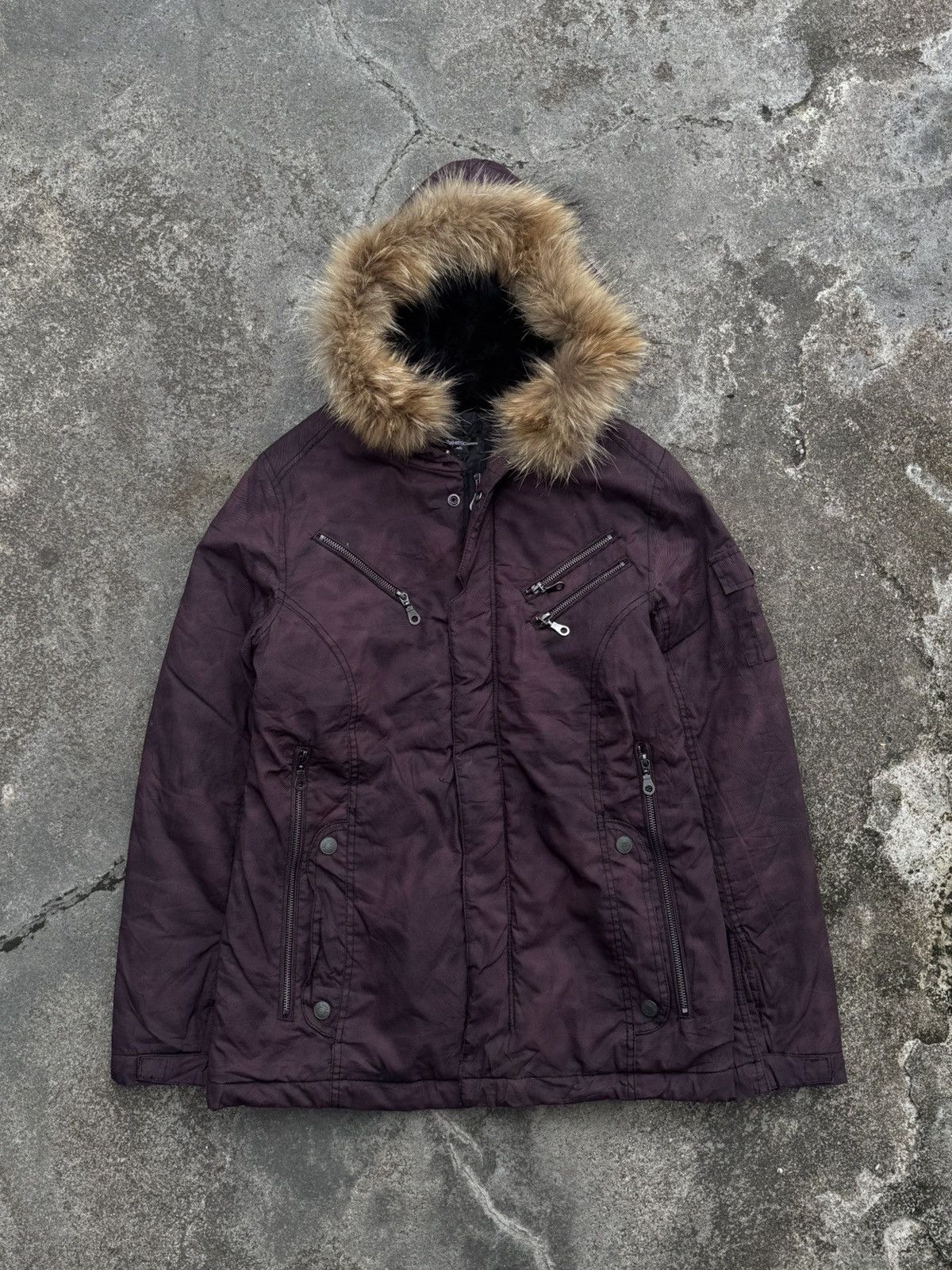 ジャケット・アウター 00s gostar de fuga leather down jacket GOSTAR DE FUGA blue leather jacket | Grailed