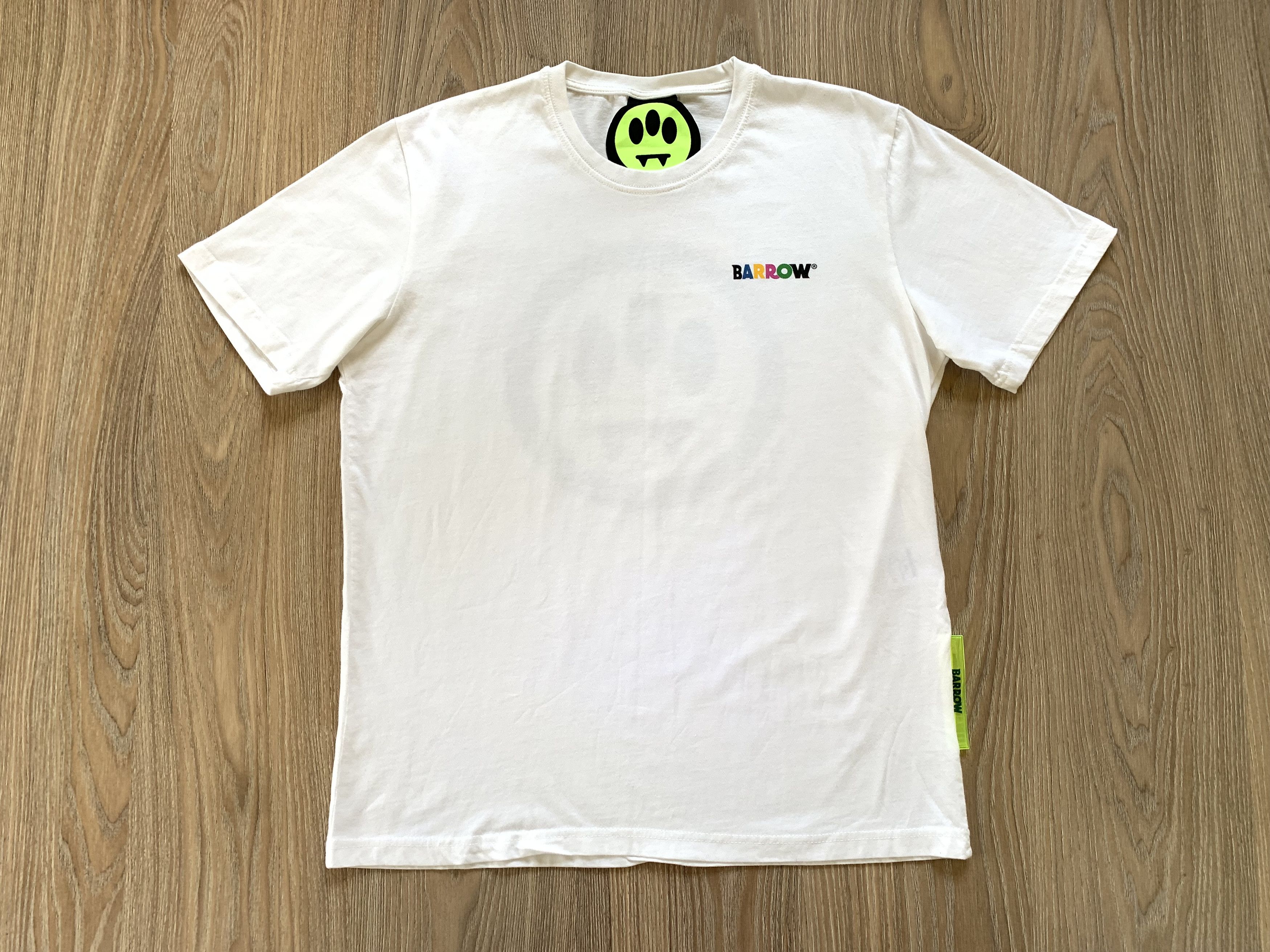 Barrow × Vintage Barrow Vintage White Printed T-Shirt Size US XL / EU 56 / 4 - 2 Thumbnail