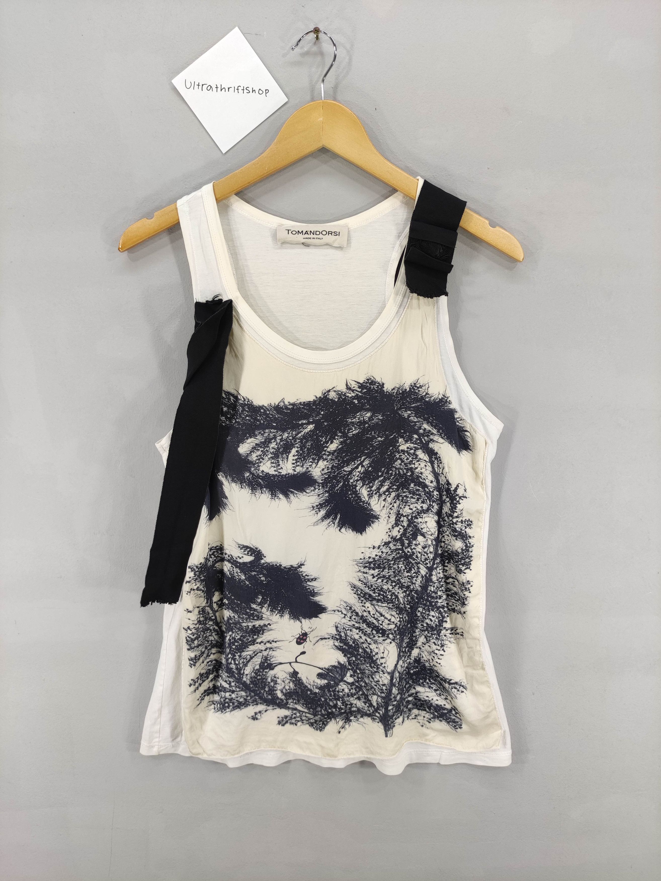 Japanese Brand Tamandorsi Tank Top Size S / US 4 / IT 40 - 1 Thumbnail