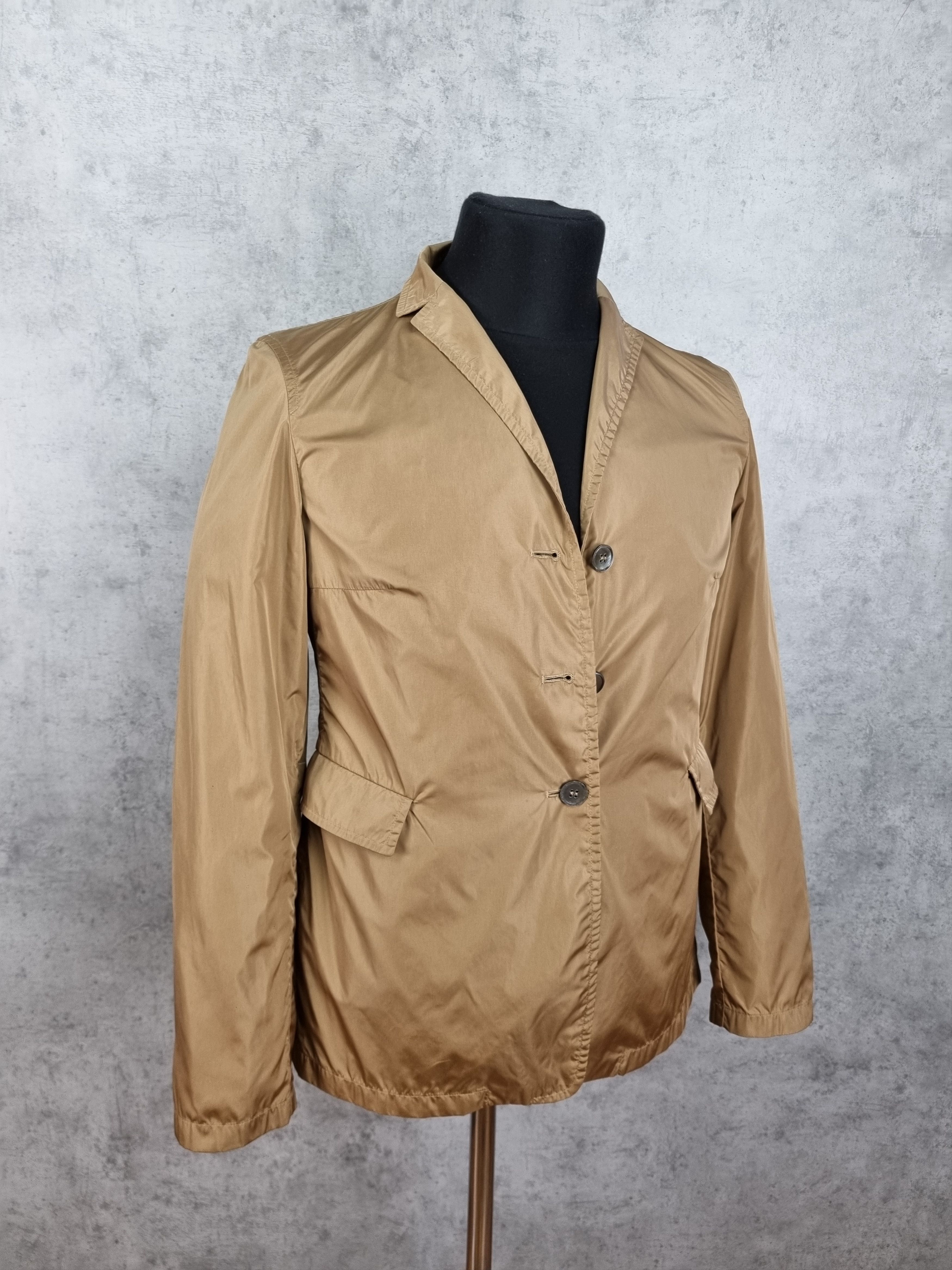 Jil Sander × Vintage 80s Vintage Nylon Blazer Jacket RAF SIMONS era Size S / US 4 / IT 40 - 1 Thumbnail
