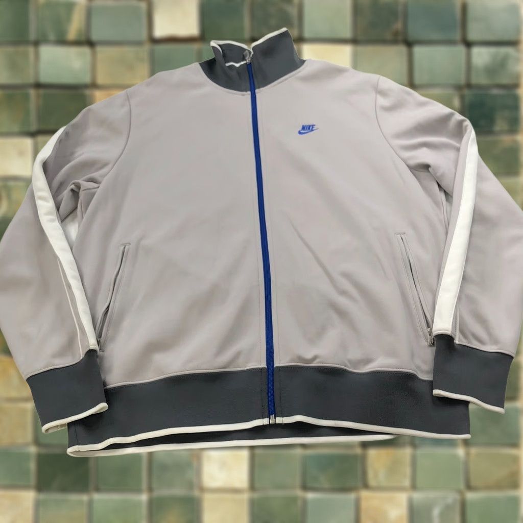 Nike Nike National 98 Mens XL Full Zip Track Jacket Gray Size US XL / EU 56 / 4 - 1 Thumbnail