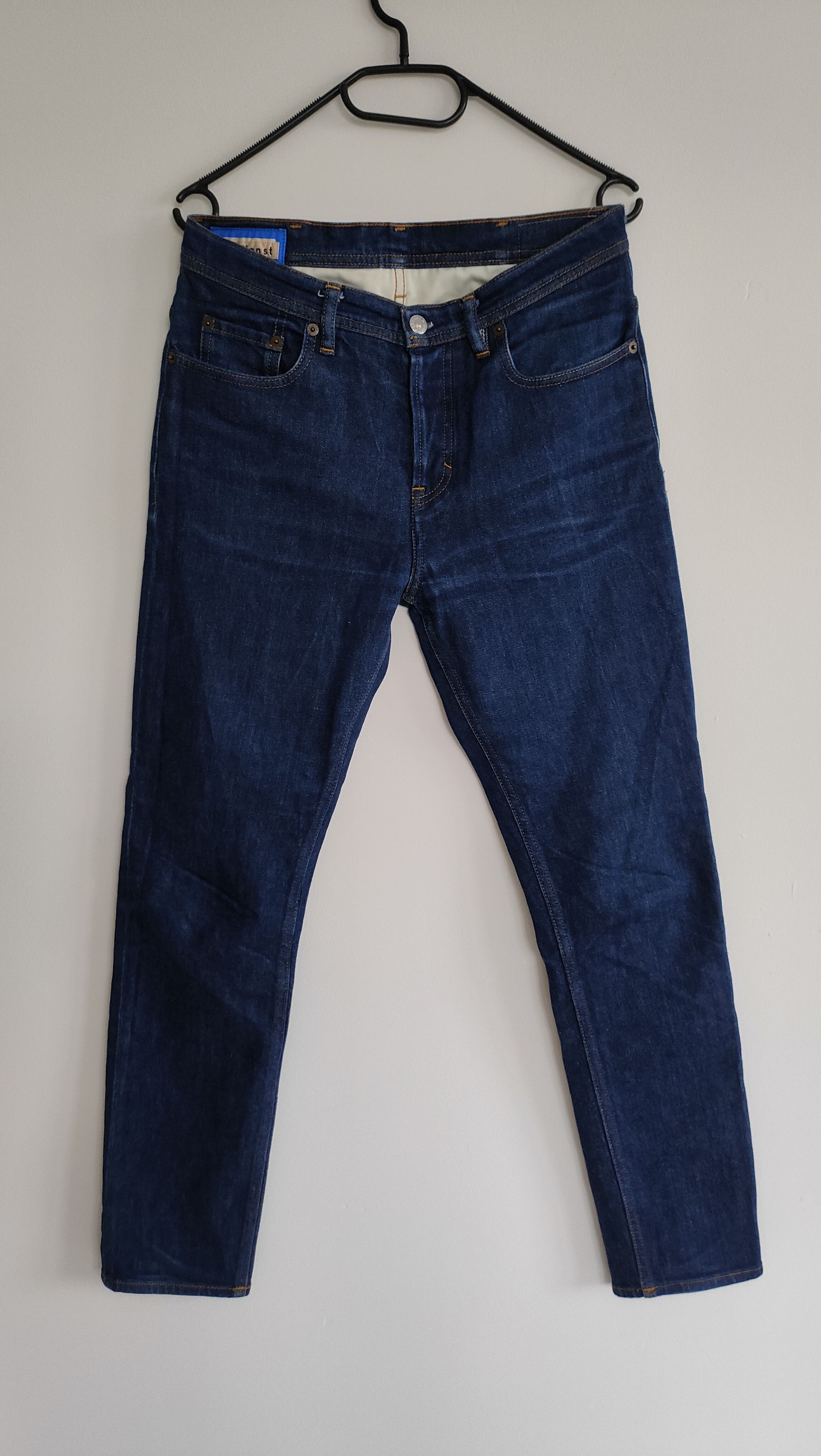 Acne Studios Acne Studios Blå Konst River Indigo Jeans Size US 30 / EU 46 - 1 Thumbnail
