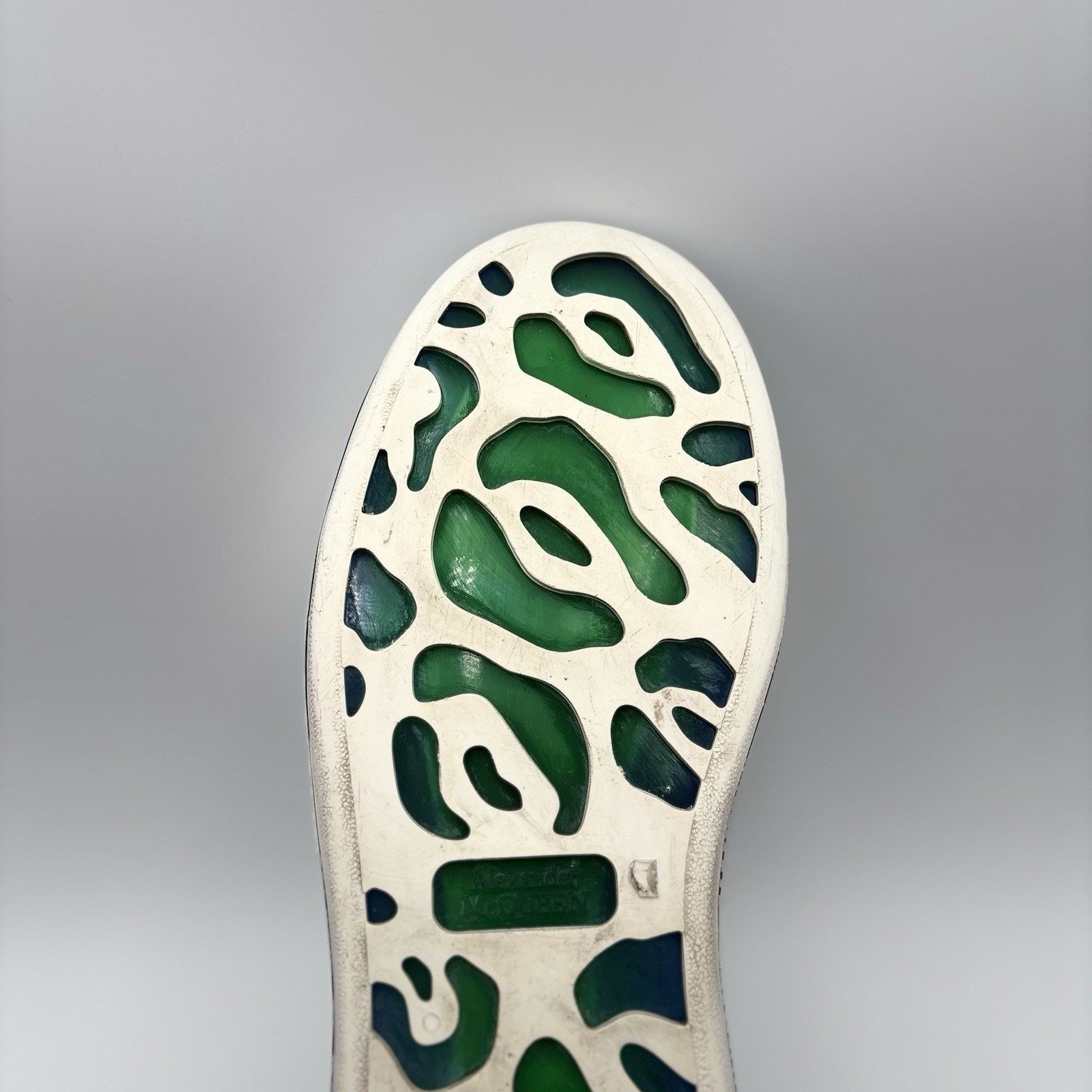 Alexander McQueen Alexander McQueen ' Transparent Sole White, Lime ' Size US 12 / EU 45 - 10 Thumbnail