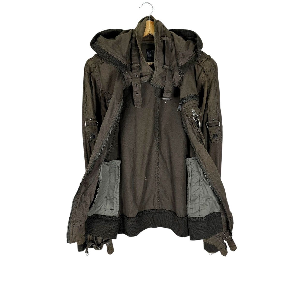 If Six Was Nine 🌟IN THE ATTIC HOODIE BONDAGE JACKET Size L / US 10 / IT 46 - 8 Thumbnail