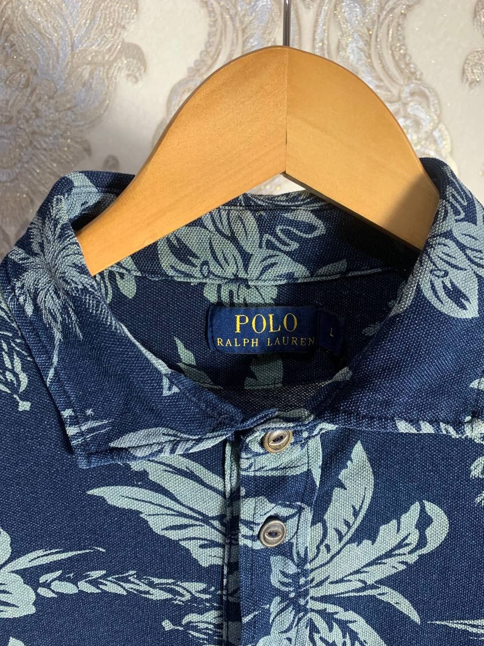 Polo Ralph Lauren Vintage Polo Ralph Lauren Flowers Designer Rugby Y2K 90s Size US L / EU 52-54 / 3 - 4 Thumbnail