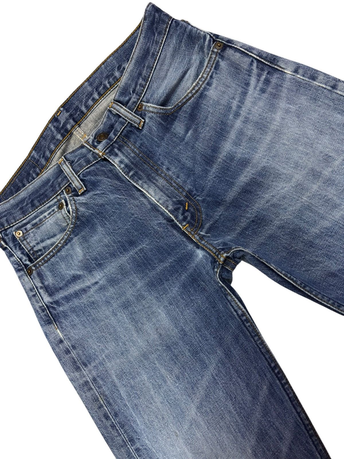 Levi's Vtg 90s Levis Japan 505 Distressed Jeans Size US 30 / EU 46 - 4 Thumbnail