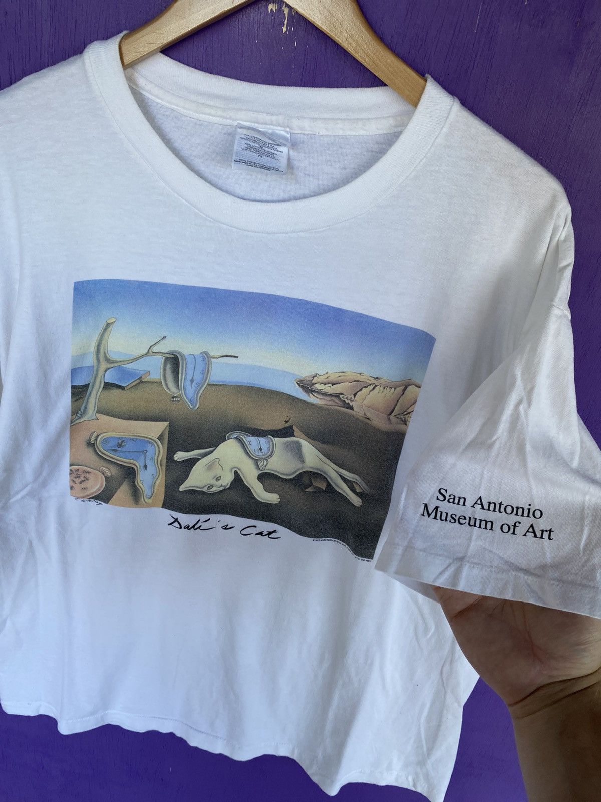 Other Vintage 1992 Salvador Dali’s cat art tee Size US XL / EU 56 / 4 - 3 Thumbnail