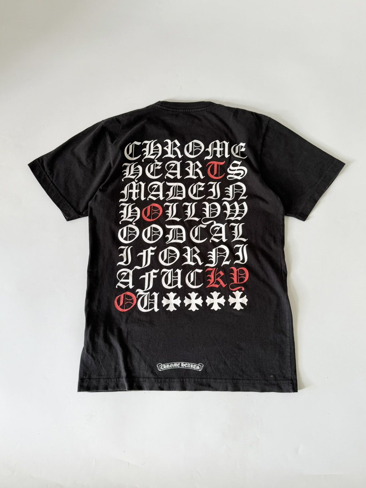 Chrome Hearts Chrome Hearts Made in Hollywood Black Pocket Tee Size US S / EU 44-46 / 1 - 2 Thumbnail