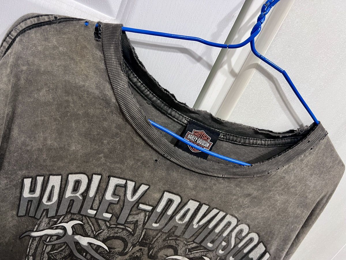 Vintage Vintage Y2K Harley Davidson Logo Distressed Thrashed Faded Size US L / EU 52-54 / 3 - 4 Thumbnail