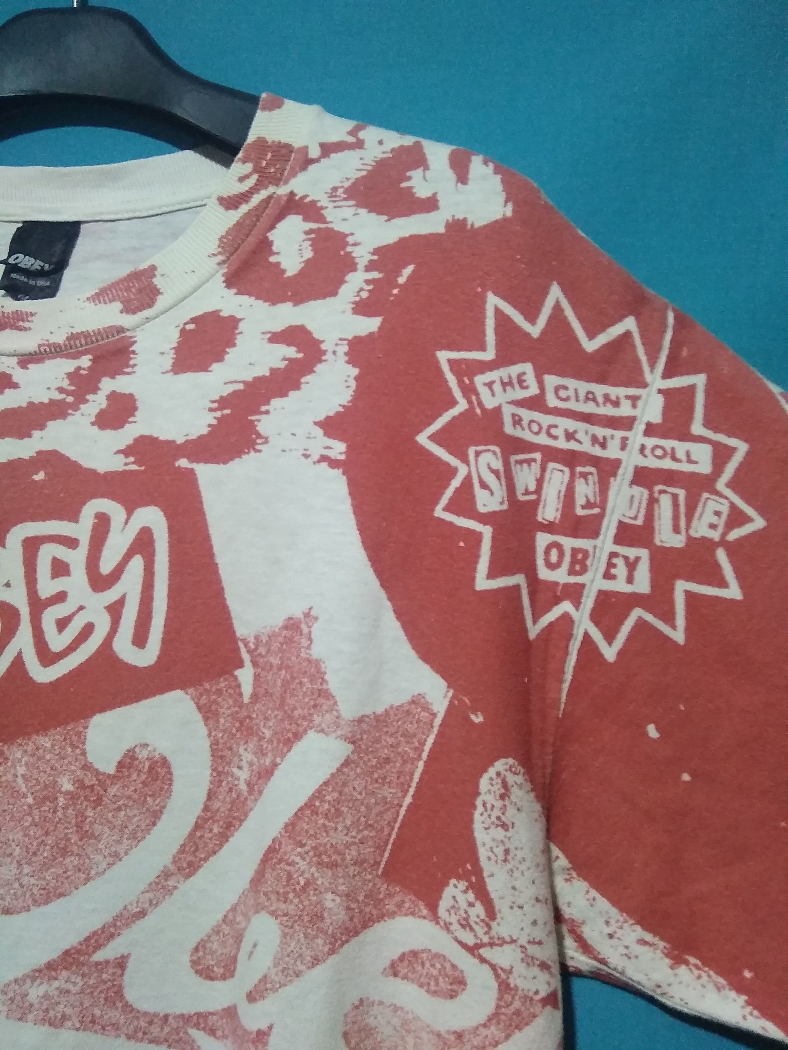 Vans Sick 🔥Rare Vtg OBEY Seditionaries PunK AOP bands parody Size US L / EU 52-54 / 3 - 4 Thumbnail