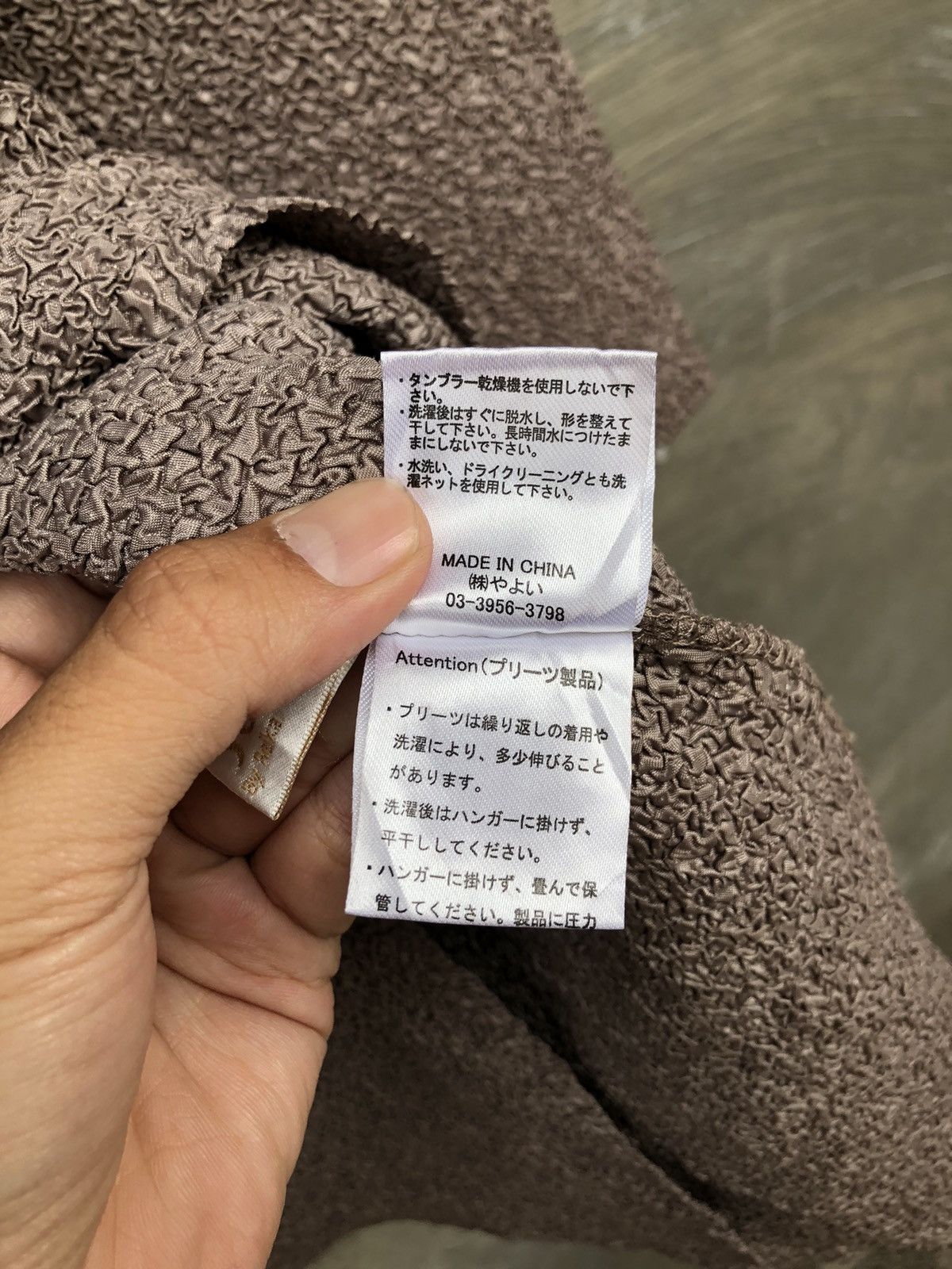 Japanese Brand Unknown - Japanese Pleats Midi Dress Issey Miyake Style Size L / US 10 / IT 46 - 6 Thumbnail