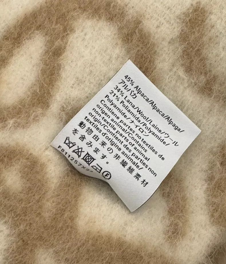 Loewe LOEWE Lamb alpaca double sided scarf camel color Size ONE SIZE - 6 Thumbnail