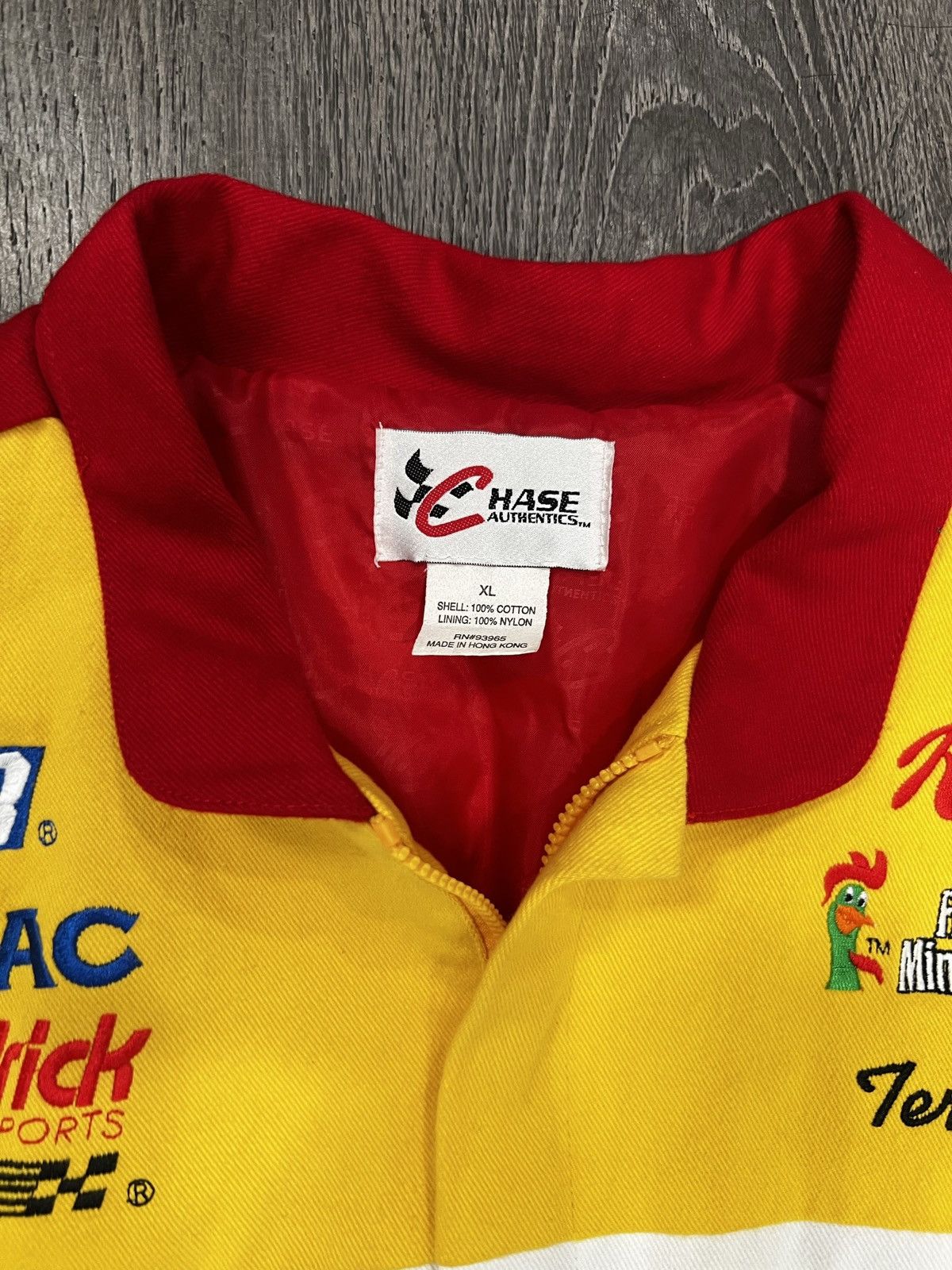 Chase Authentics Vntg Terry Labonte Kelloggs CA Nascar Zipup Racing Jacket XL Size US XL / EU 56 / 4 - 5 Thumbnail