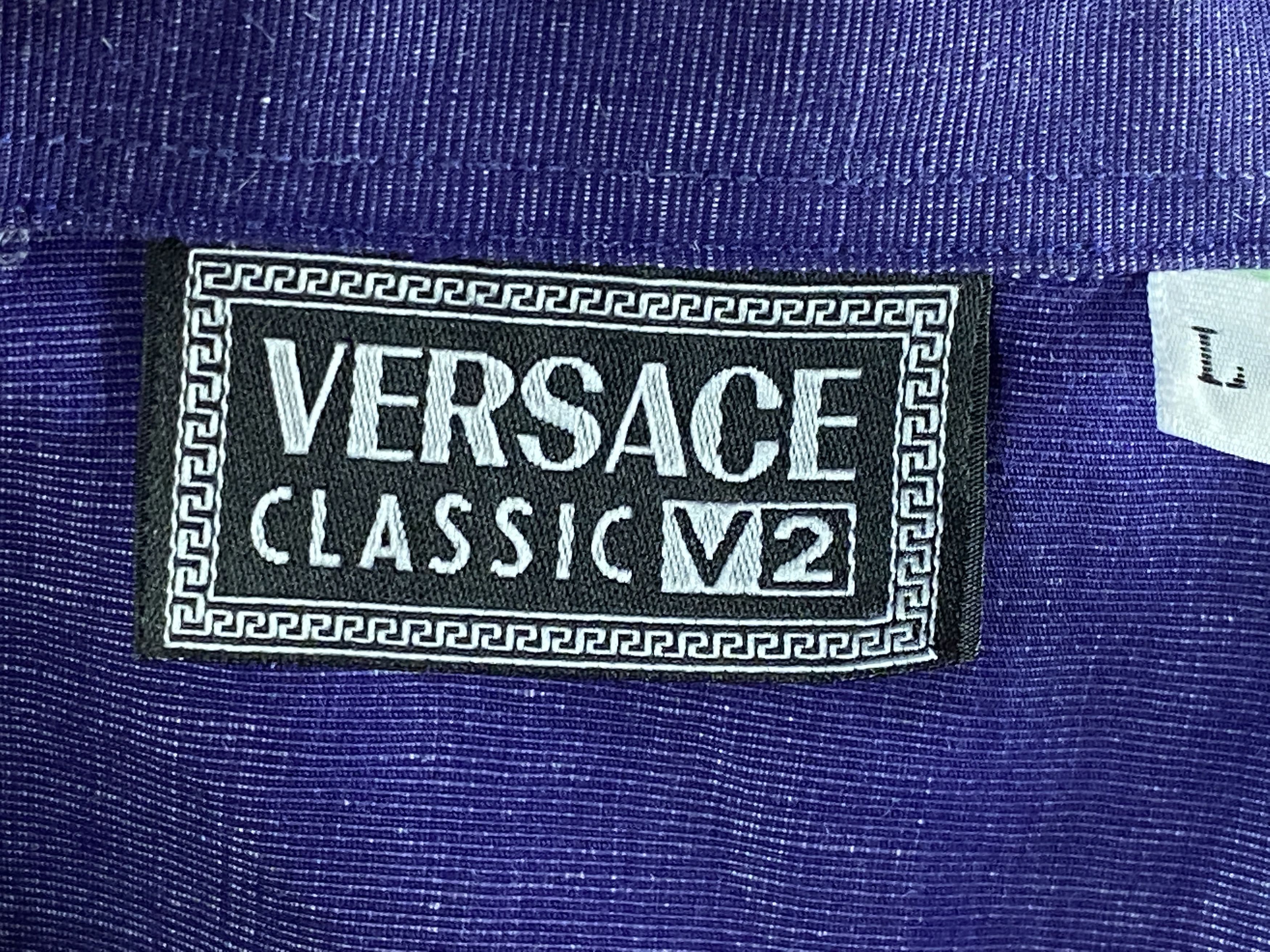 Versace × Vintage 90s Versace Classic V2 Vintage Men's Shirt - L Size US L / EU 52-54 / 3 - 5 Thumbnail