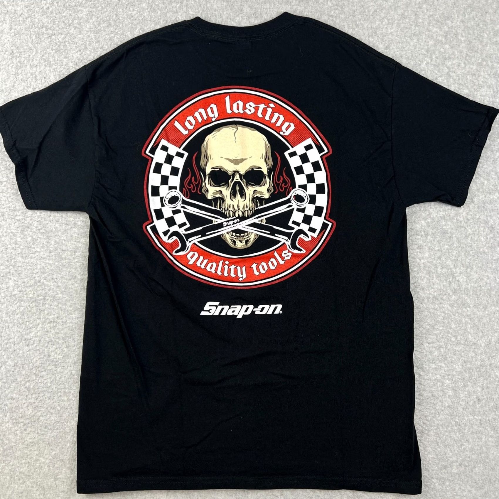 Logo 7 Snap On Tools Graphic Shirt Mens Small Black Skull Logo Auto Car Mechanic Size US S / EU 44-46 / 1 - 2 Thumbnail