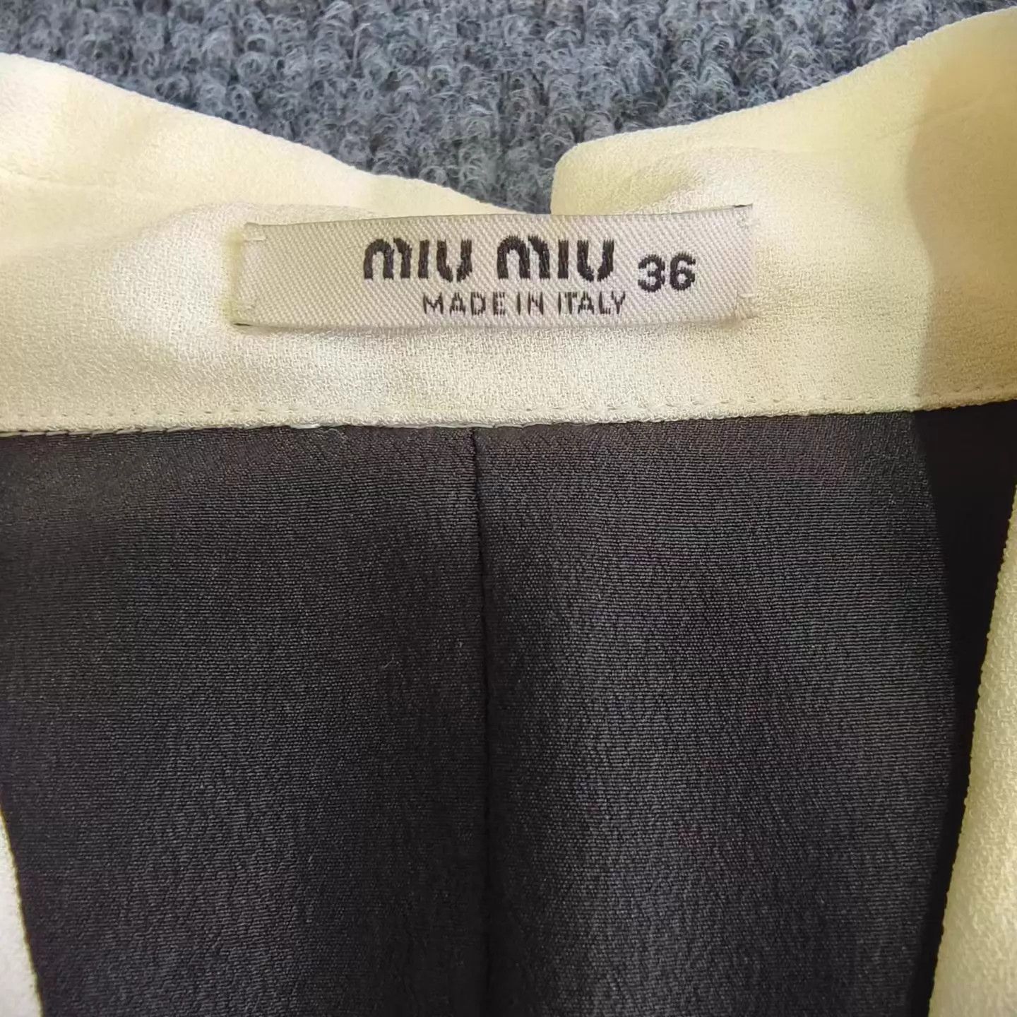Miu Miu MIU MIU Hepburn style black/white colorblock dress 36 99 Size XS / US 0-2 / IT 36-38 - 3 Thumbnail