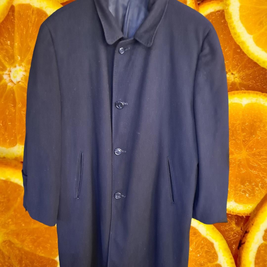 Other 100% Cashmere Black Overcoat Size US XL / EU 56 / 4 - 1 Thumbnail