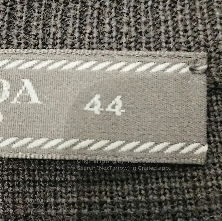 Prada Prada Black Layered Knit Sweater with Sheep Wool . Size US M / EU 48-50 / 2 - 7 Thumbnail