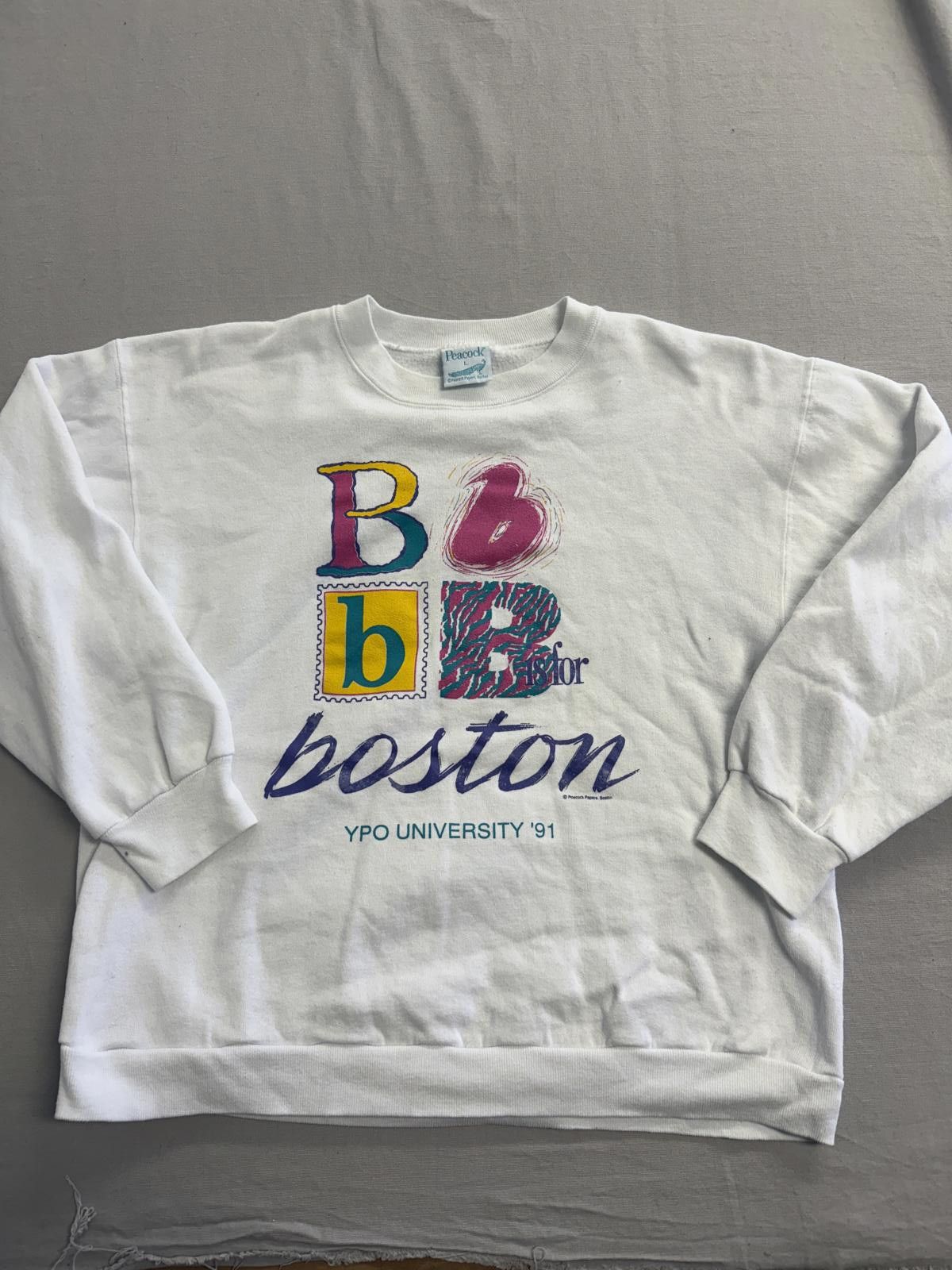 Other Vintage YPO University Merch Crewneck Bis for Boston 1991 -L Size US L / EU 52-54 / 3 - 1 Thumbnail