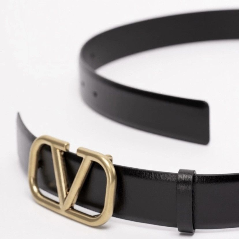 Valentino VLOGO leather belt size 95 Size ONE SIZE - 2 Thumbnail