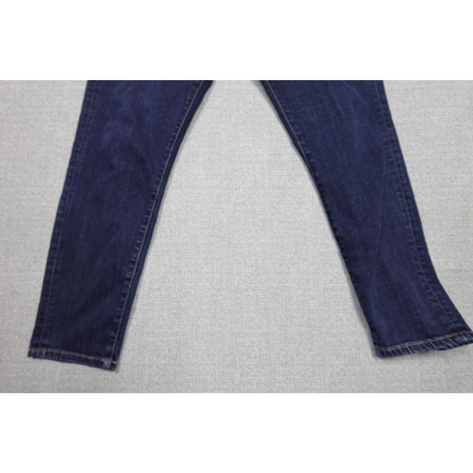 Lucky Brand Lucky Brand Jeans Mens 34x30 Blue Straight Dark Wash Western Stretch Cowboy Jeans Size US 34 / EU 50 - 3 Thumbnail