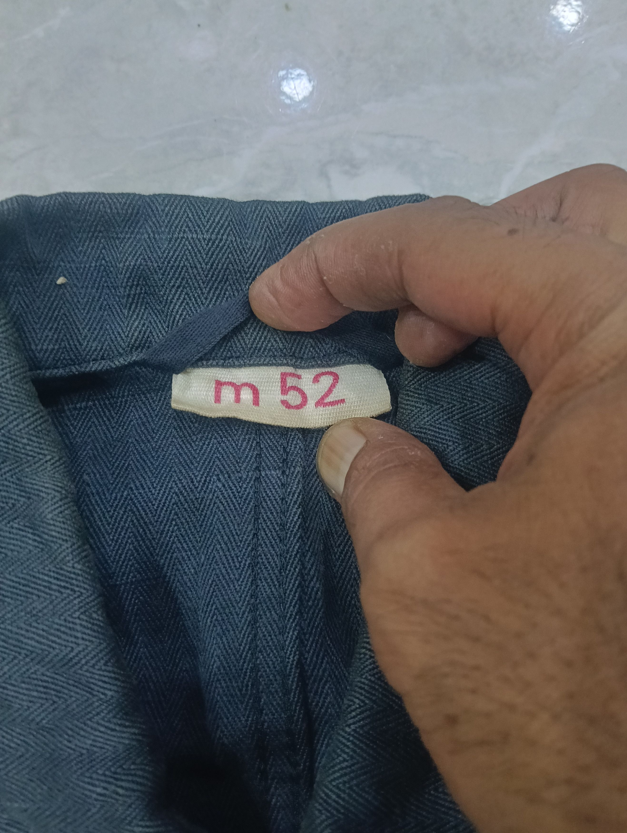 Other Vintage 50s/60s East Germany Navy Hbt Jacket Size US L / EU 52-54 / 3 - 12 Thumbnail