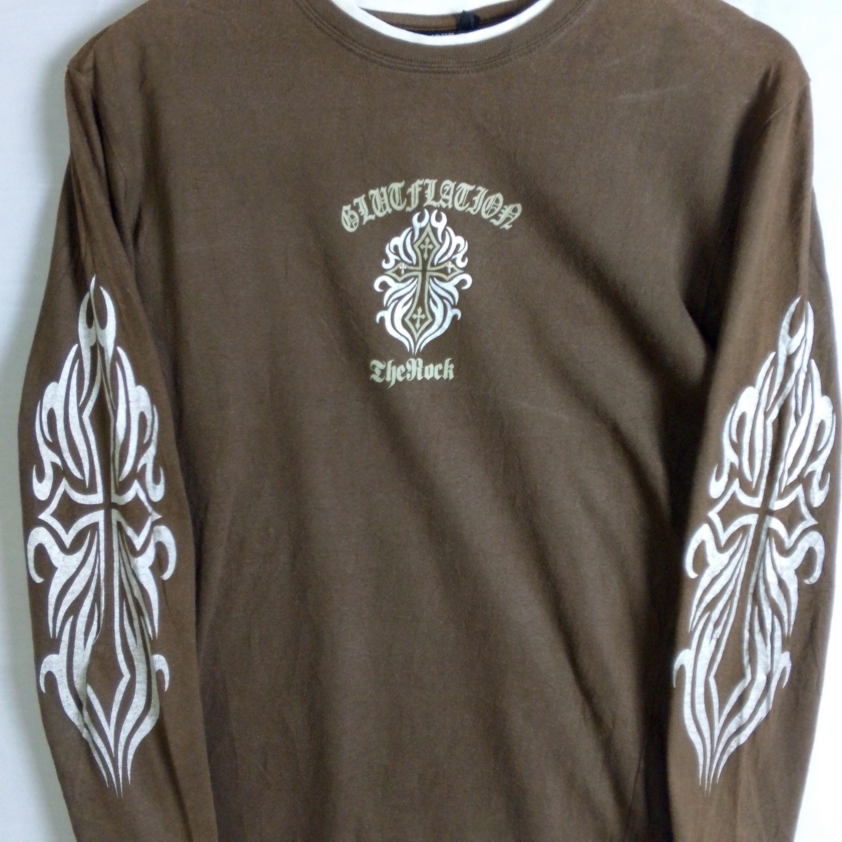 If Six Was Nine Y2k Blut Flation The Rock Cross Tee Punk LGB Style Size US S / EU 44-46 / 1 - 4 Thumbnail