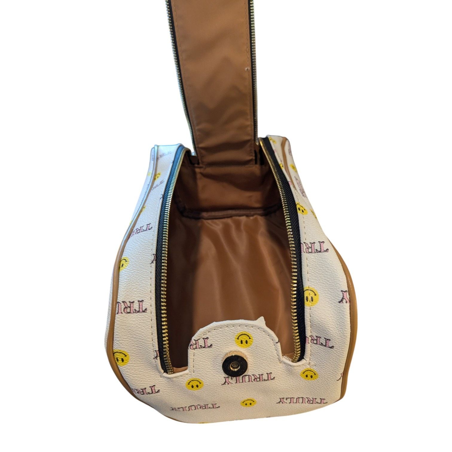 Other Truly Smiley Face Toiletry Travel Vegan Vanity Case Size ONE SIZE - 7 Thumbnail