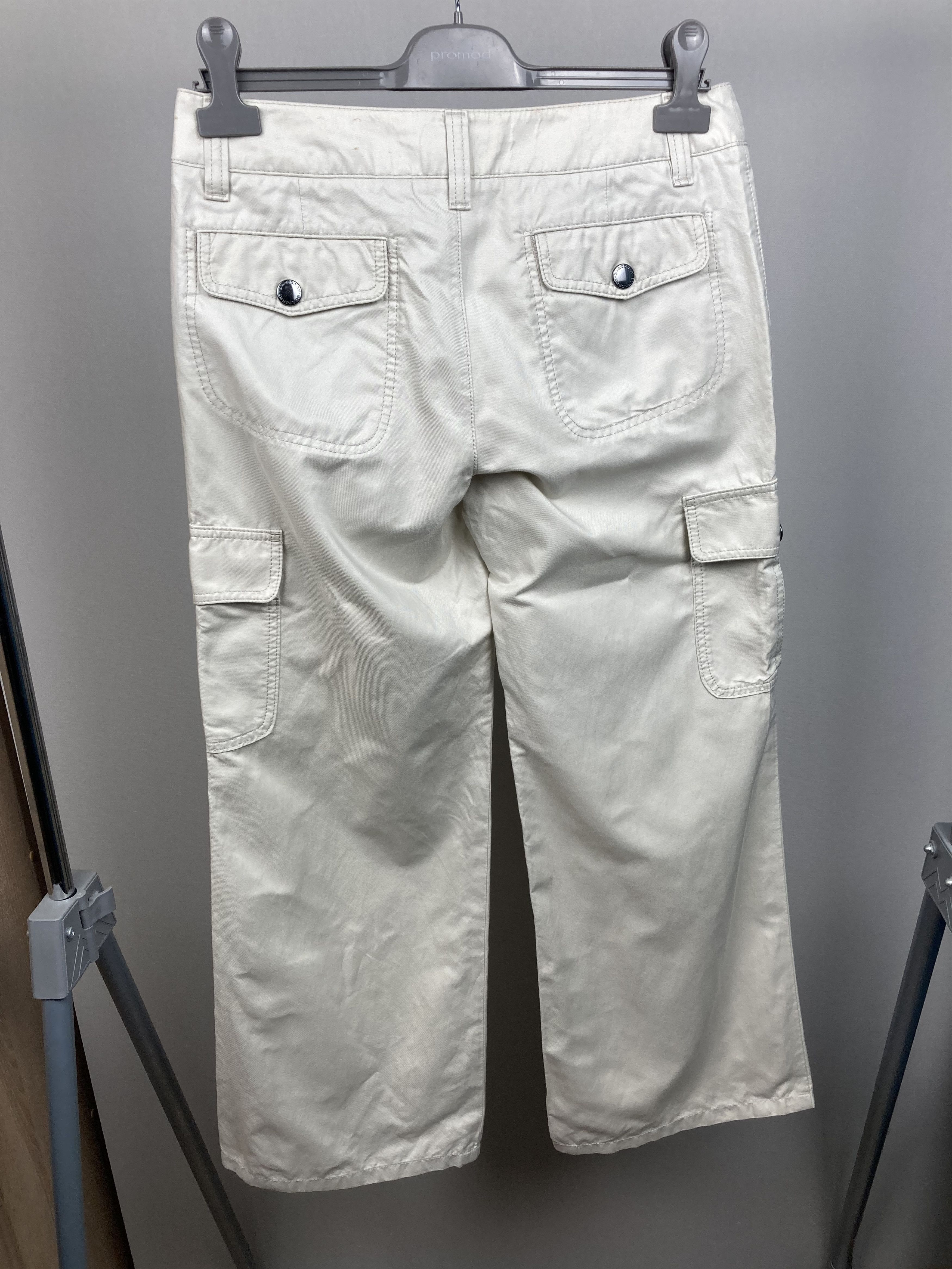 Burberry Burberry Lose Fit Beige Vintage Cargo Pants Made For Japan Size 29" - 5 Thumbnail