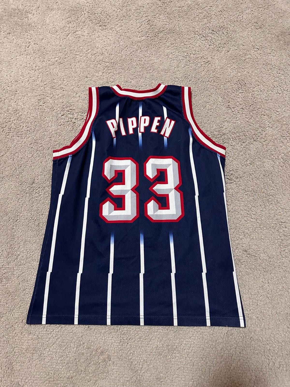 Champion Vintage Champion NBA Houston Rockets Scottie Pippen Jersey Size US M / EU 48-50 / 2 - 6 Thumbnail