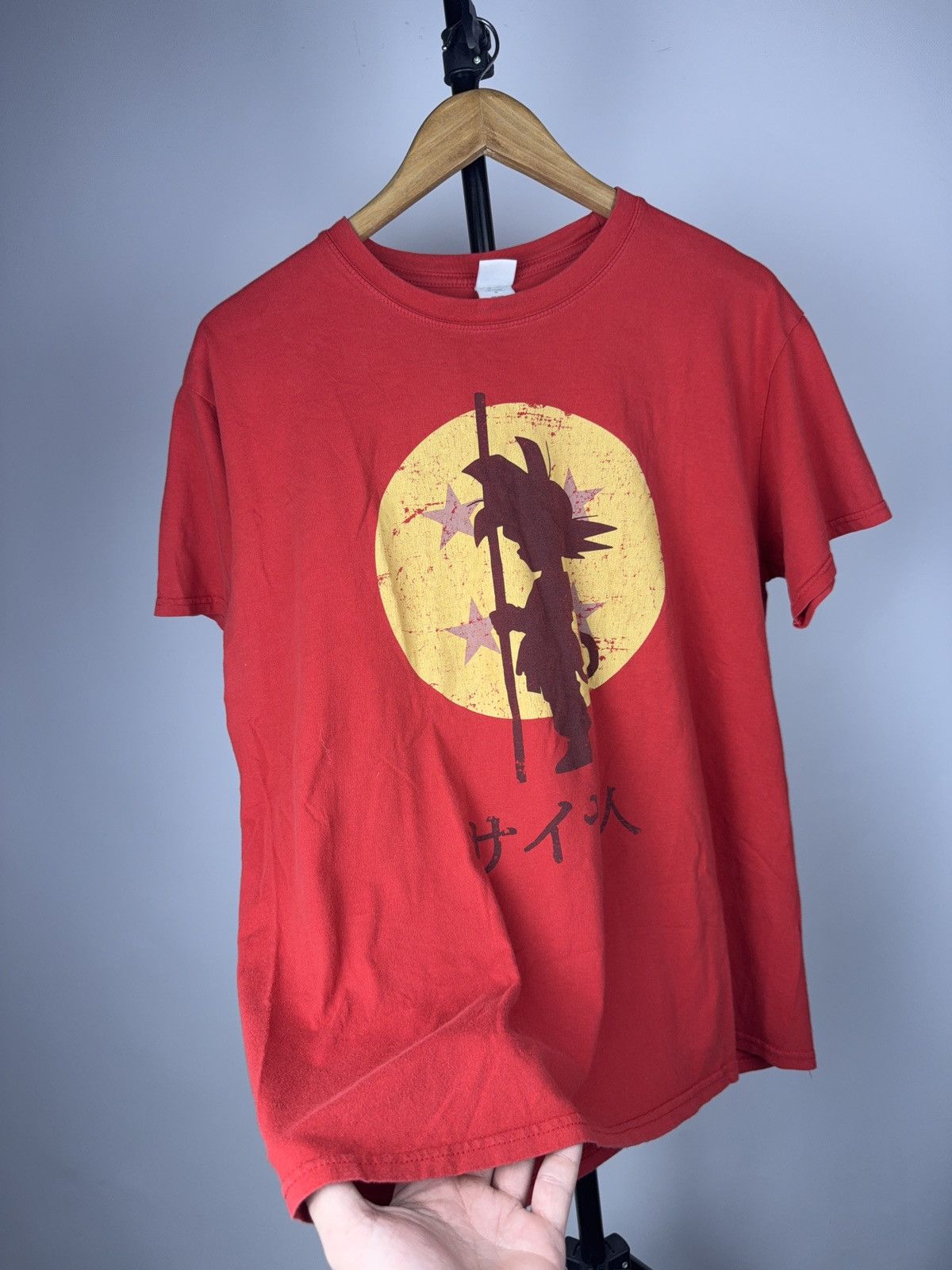 Vintage 00s Dragon Ball Goku Silhouette Vintage Style Anime Tee L Size US L / EU 52-54 / 3 - 3 Thumbnail