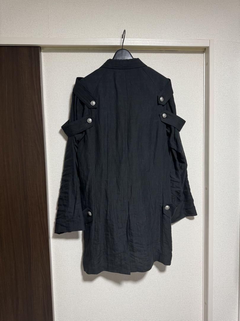 Yohji Yamamoto Yohji Yamamoto pour homme 24SS silver button raglan jacket Size US L / EU 52-54 / 3 - 3 Thumbnail