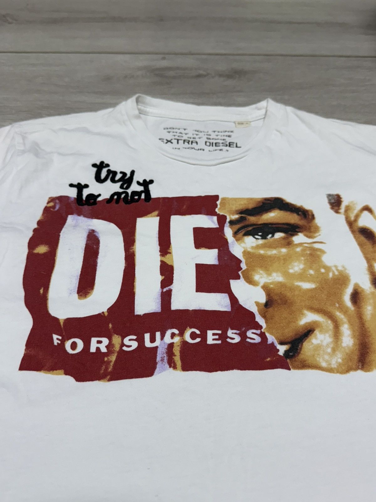 Diesel Diesel Try not to Die for success tee shirt Size US M / EU 48-50 / 2 - 3 Thumbnail