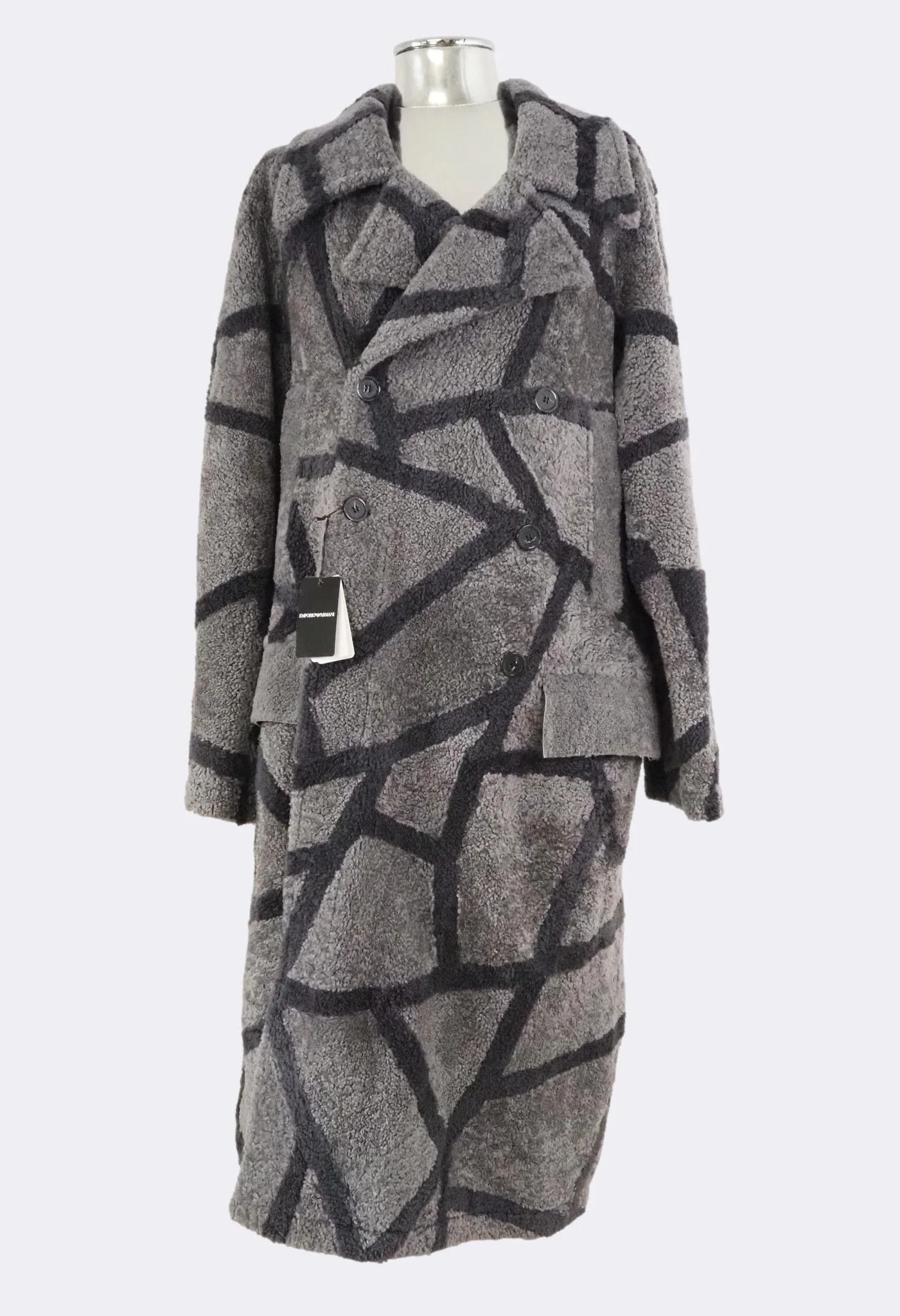 Emporio Armani Emporio Armani Reverse Shearling Leather Coat $2820 Size US M / EU 48-50 / 2 - 11 Thumbnail