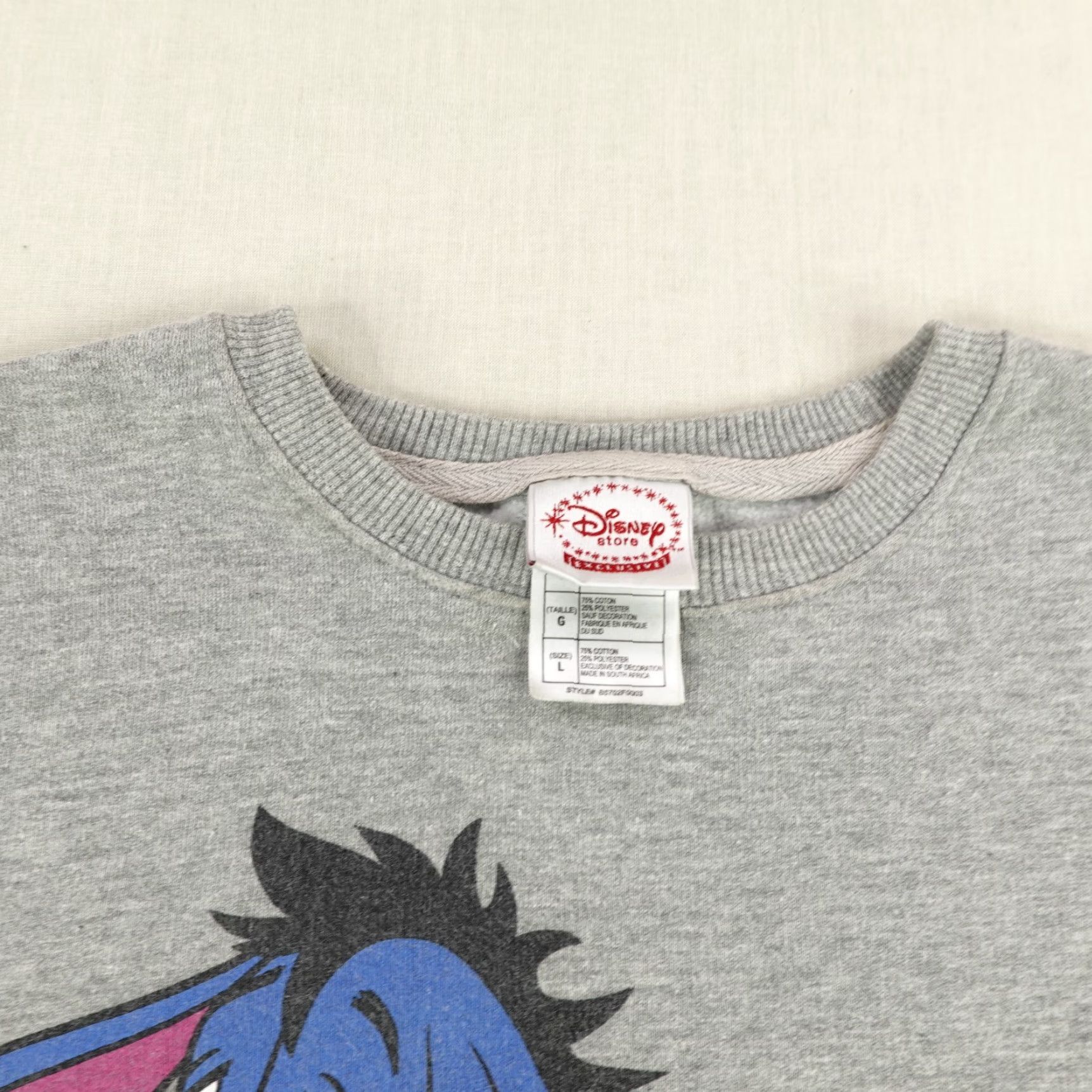 Disney Disney Sweatshirt Womens Large Gray Eeyore Pullover Crewneck Sweater Graphic Size L / US 10 / IT 46 - 3 Thumbnail