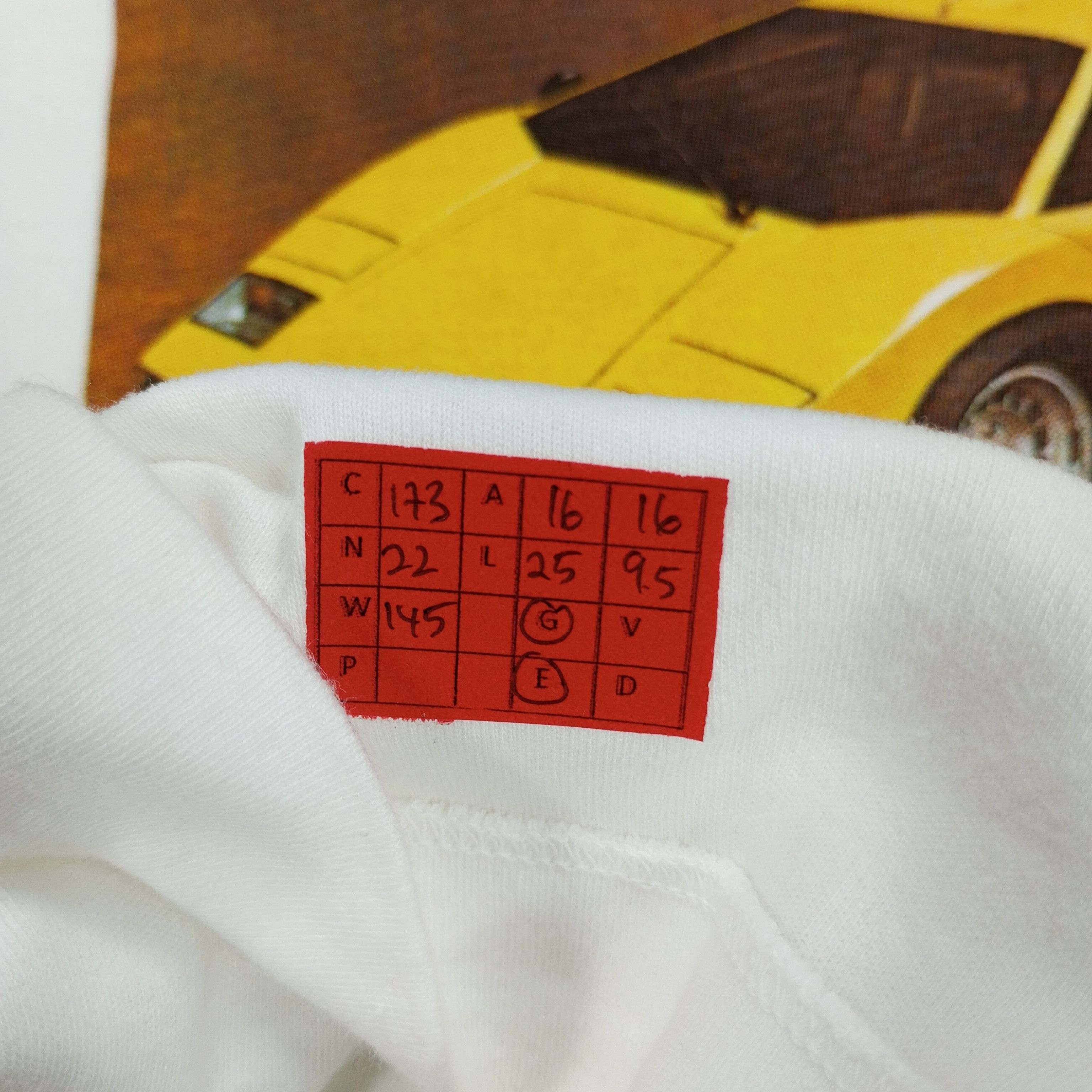 Lamborghini × Vintage Lamborghini Countach LP500 Vintage Tshirt Size XS / US 0-2 / IT 36-38 - 10 Thumbnail