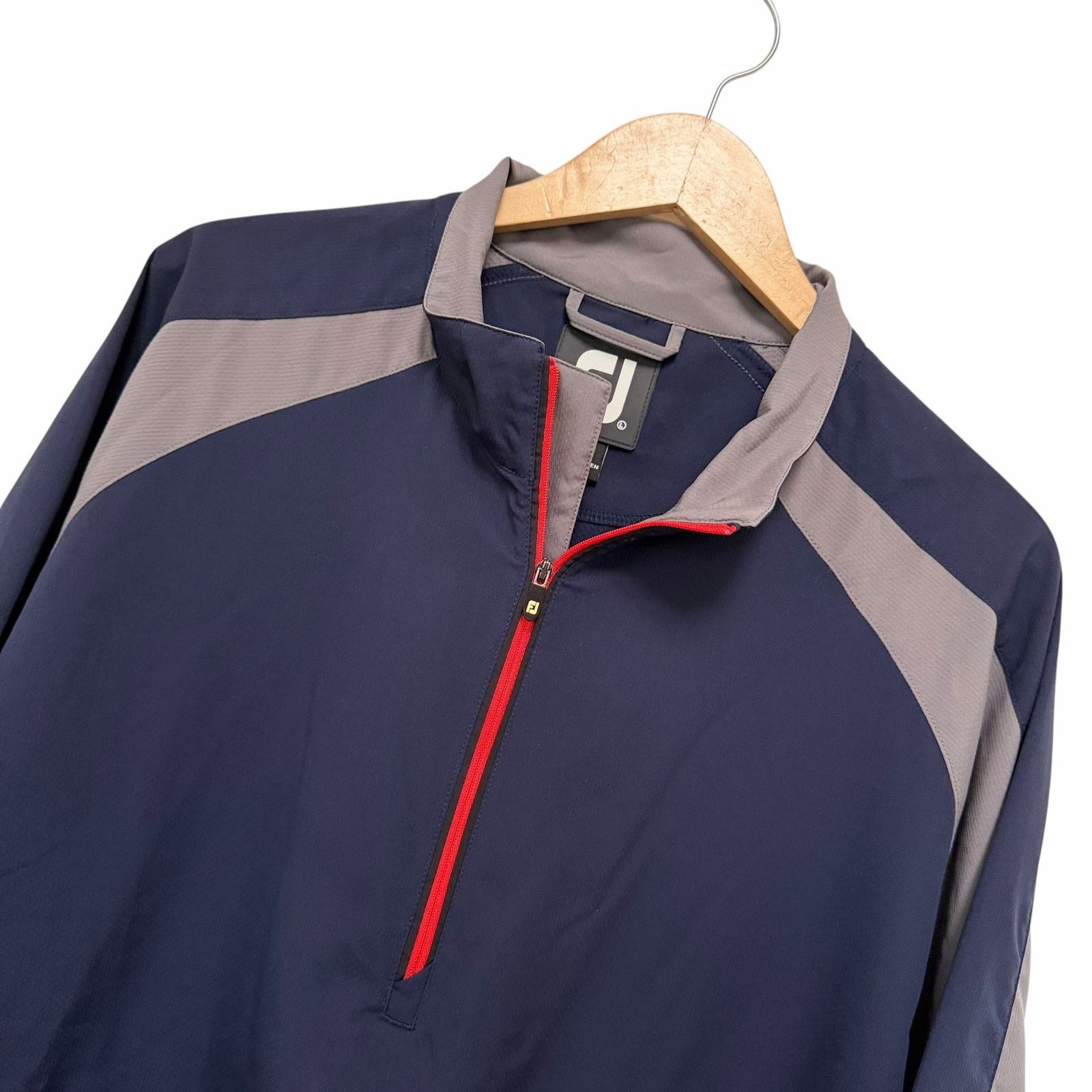 Footjoy Footjoy Navy Blue Gay Quarter Zip Windbreaker Sz L Size US L / EU 52-54 / 3 - 1 Thumbnail