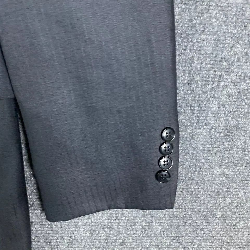 Other Angelo Rossi Blazer Suit Men's 40R Gray Striped Polyester Size 40R - 6 Thumbnail