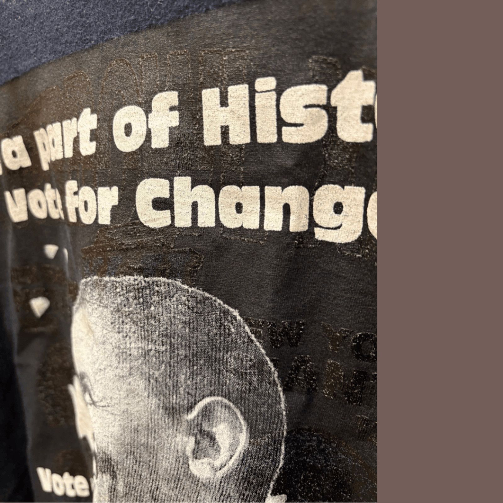 Vintage VTG Obama Tee | 2008 Vote For Change | Political Archive Size US XXL / EU 58 / 5 - 4 Thumbnail