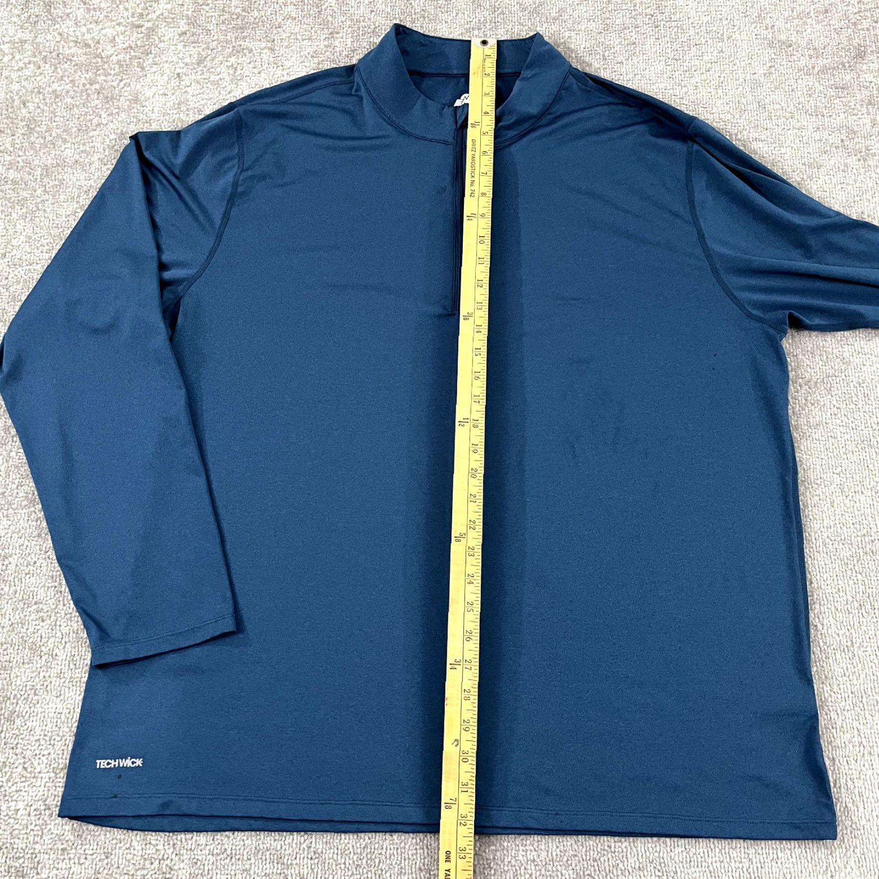 Eastern Mountain Sports EASTERN MOUNTAIN SPORTS Jacket Mens 2XL Blue 1/4 Zip Pullover Techwick Hike Jacket/Coat Regular Outdoor Sports Hiking Walking Blue 2XL Mens Size US XXL / EU 58 / 5 - 3 Thumbnail