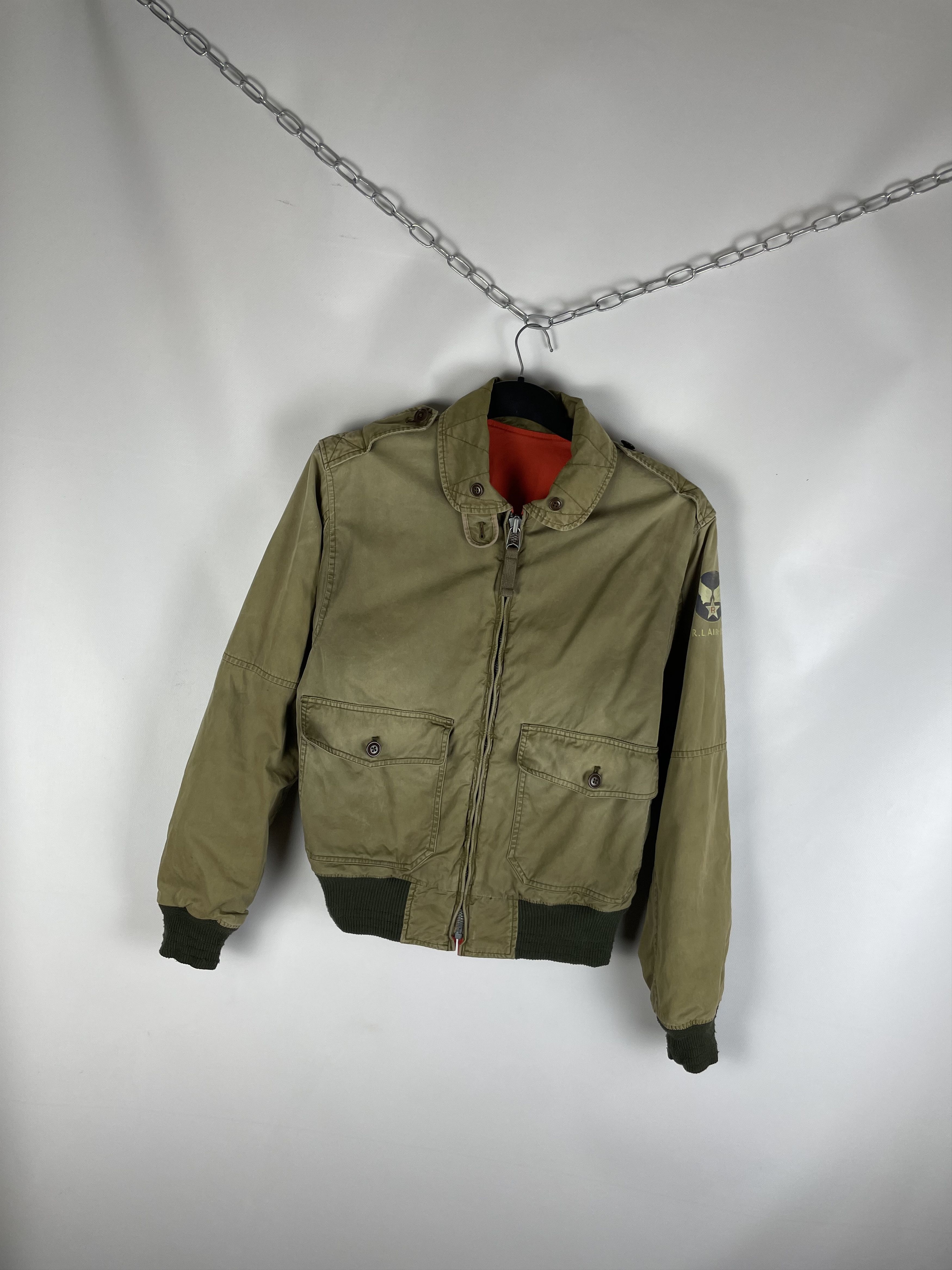 Polo Ralph Lauren Polo Ralph Lauren Flight Jacket Reversible Jacket USA Size US S / EU 44-46 / 1 - 2 Thumbnail