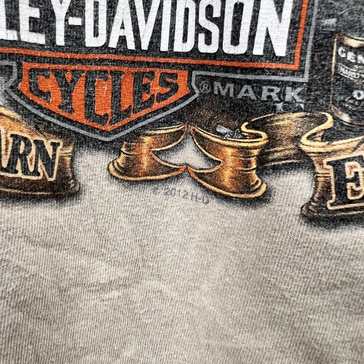 Harley Davidson VTG DISTRESS HARLEY DAVIDSON TEE Size US L / EU 52-54 / 3 - 13 Thumbnail