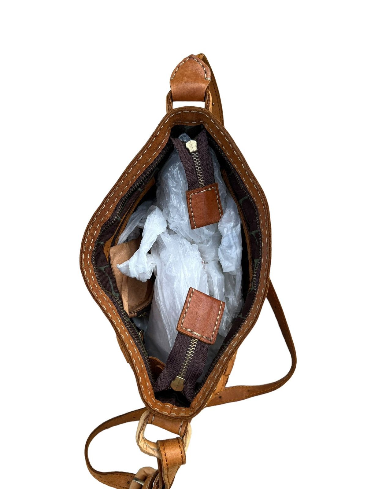 Leather Robita Japan Patina Woven Leather Bag Size ONE SIZE - 10 Thumbnail