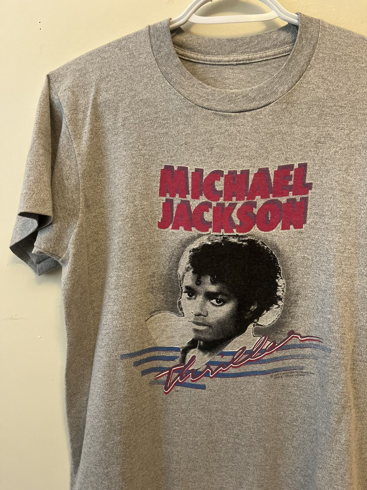 Vintage 1984 Michael Jackson Thriller Era Shirt 80s Size US S / EU 44-46 / 1 - 3 Thumbnail