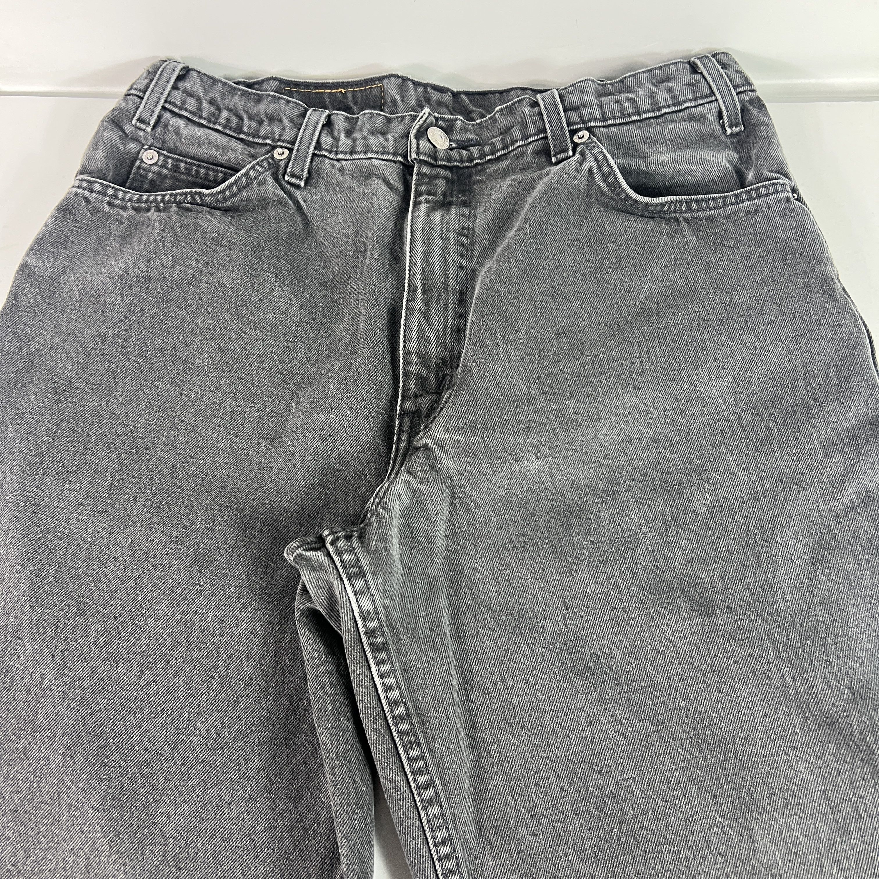 Levi's VTG 90s Levi's Jean 560 Loose Taper Black Denim Orange Tab Size US 32 / EU 48 - 4 Thumbnail