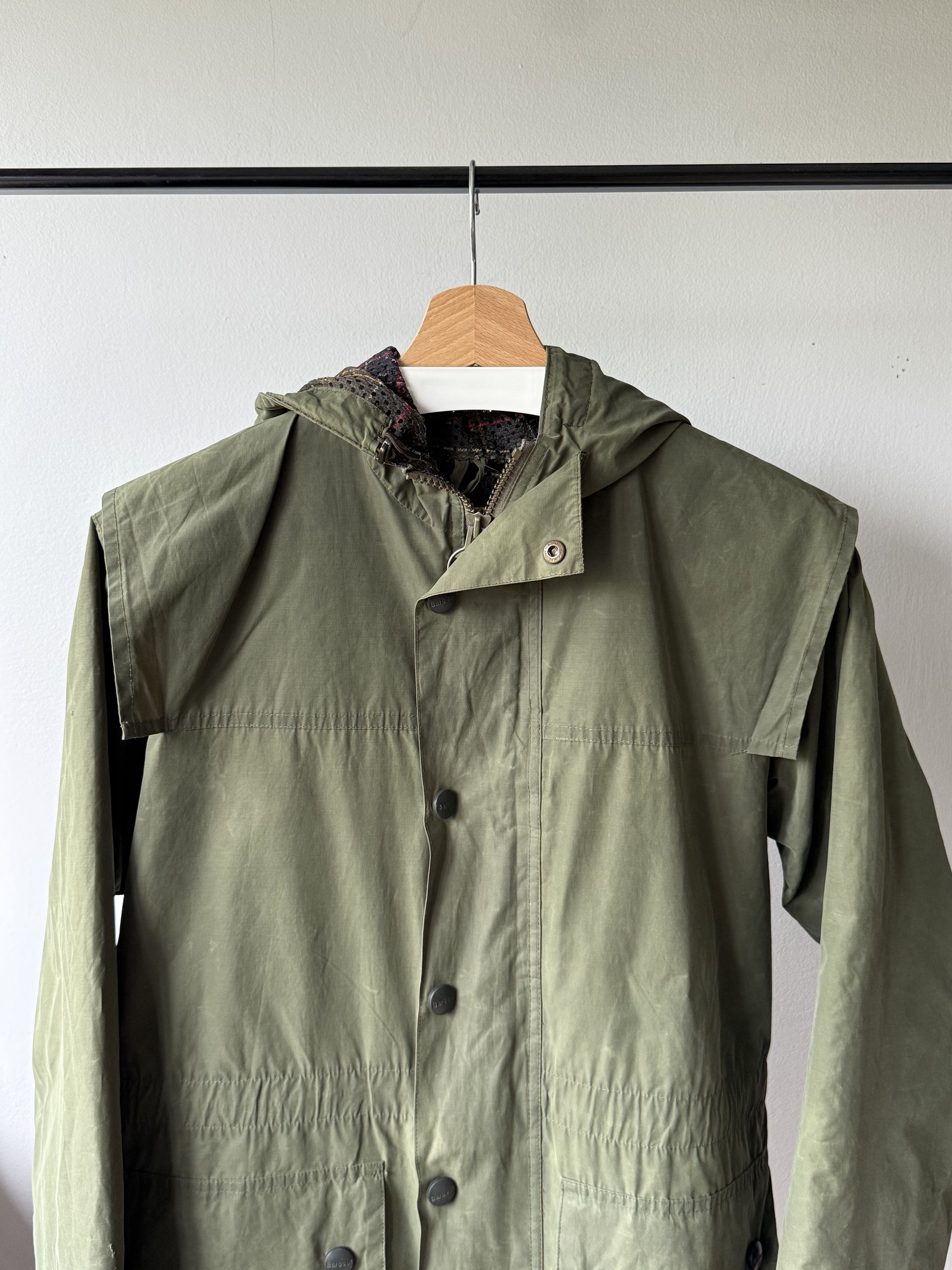 Barbour Barbour T80 Durham Stowaway Classic Breathables Hood Jacket Size US XS / EU 42 / 0 - 4 Thumbnail