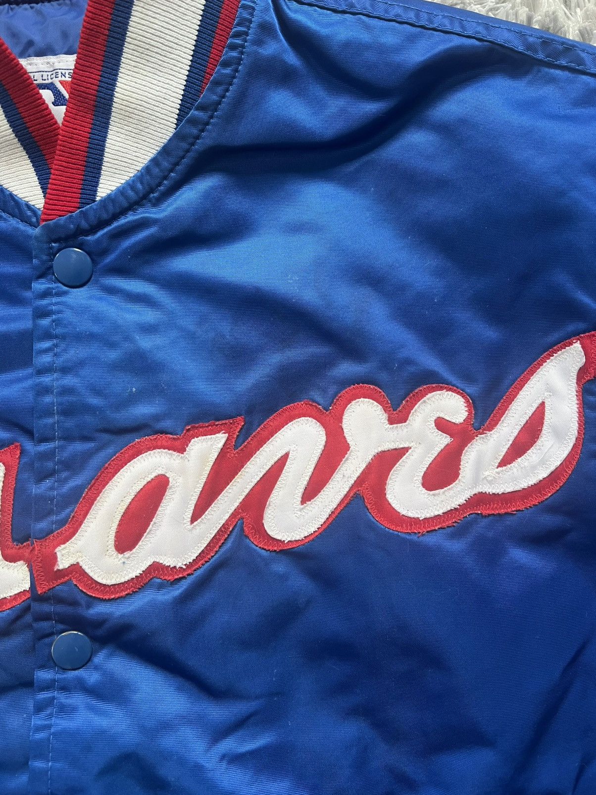 Starter Vintage Atlanta Braves Starter Jacket Size US M / EU 48-50 / 2 - 8 Thumbnail
