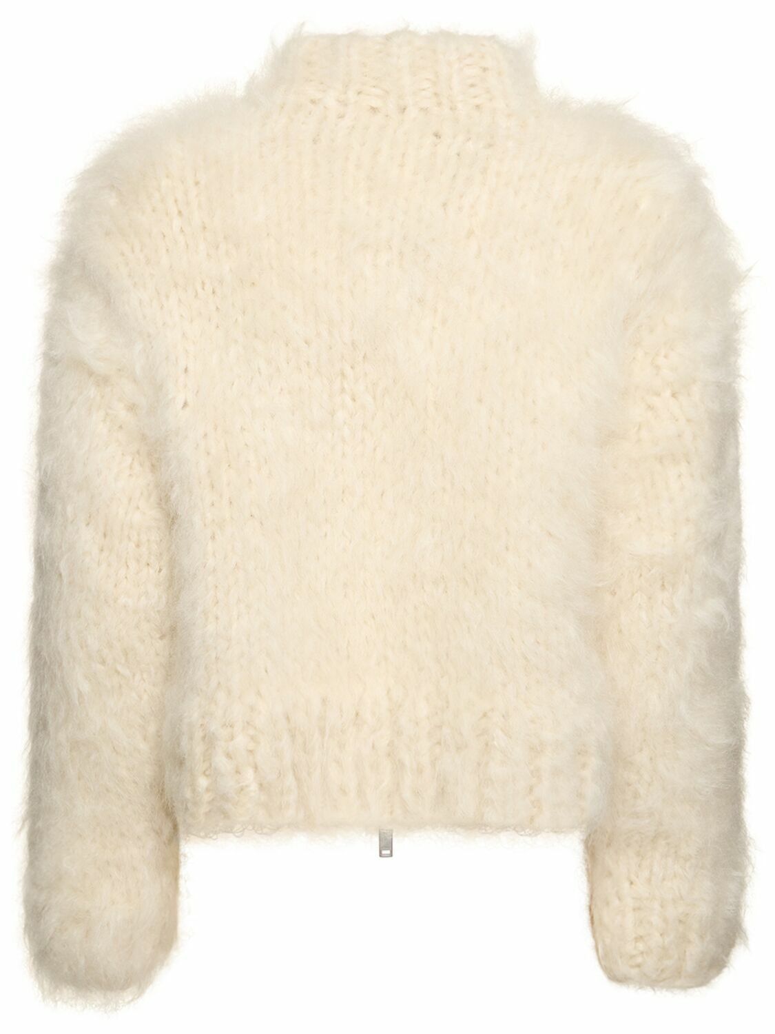 Jil Sander o1y1025 Cardigan in Ivory Size XS / US 0-2 / IT 36-38 - 2 Thumbnail