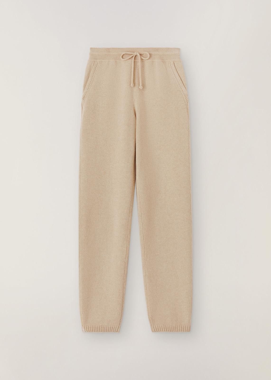 Loro Piana o1srvl11e1024 Cocooning Cashmere Sweatpant in Beige Size 30" / US 8 / IT 44 - 1 Thumbnail